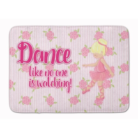 Carolines Treasures Ballet Dance Blonde Machine Washable Memory Foam Mat BB5391RUG
